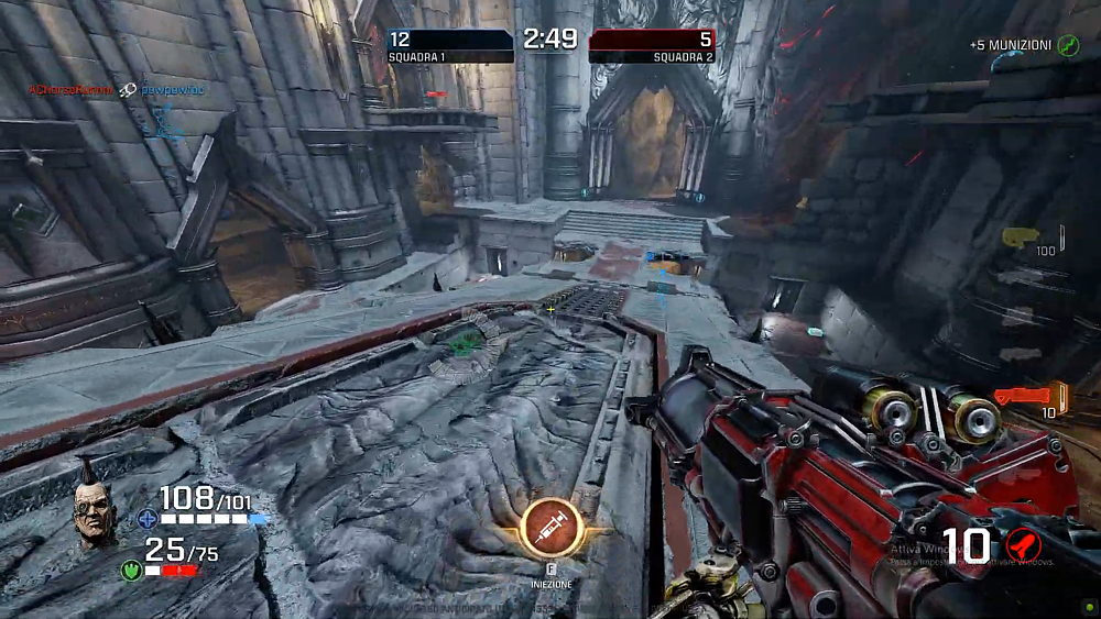 Immagine pubblicata in relazione al seguente contenuto: YouTube Gaming | Oltre 6 minuti di gameplay di Ghostrunner in attesa del lancio | Nome immagine: news31216_Quake Champions-Screenshot_1.png